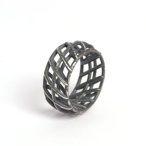 bold silver ring in size 7, a statement ring for her to impress