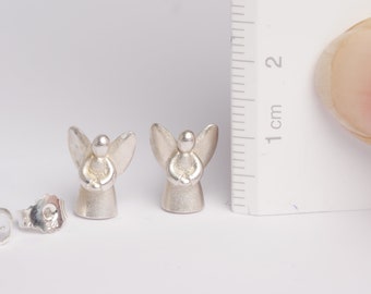 Engel Silber Ohrringe für Frauen im schicken Design