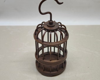 Bronze chirping insect cage/grasshopper cage/cricket cage,handcrafted in China,exquisite and rare,worth collecting and using