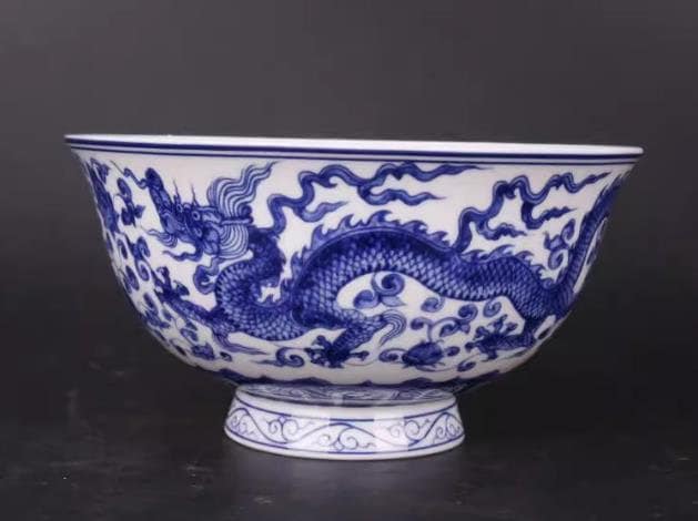 Chinese Dragon Bowl - Etsy