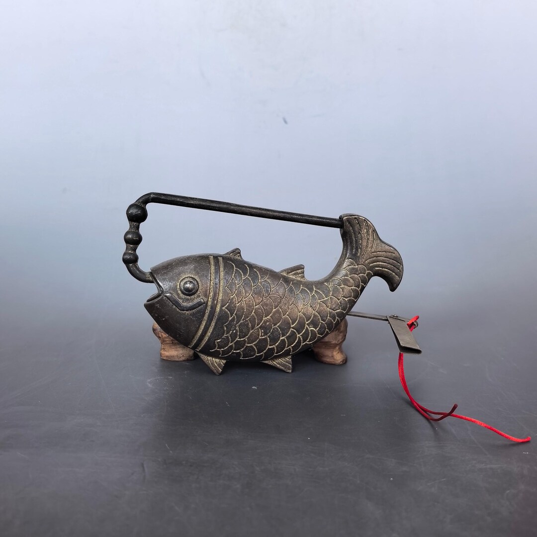 Handcarved Copper Fish Lock/irregular Lock/door Lock,furniture ...