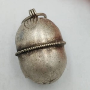 Collectibles Chinese Tibetan Silver Bell pendant Decoration Animal Bell ornaments ，Exquisite Rare ，Handmade，have access to