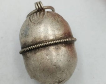 Collectibles Chinese Tibetan Silver Bell pendant Decoration Animal Bell ornaments ，Exquisite Rare ，Handmade，have access to