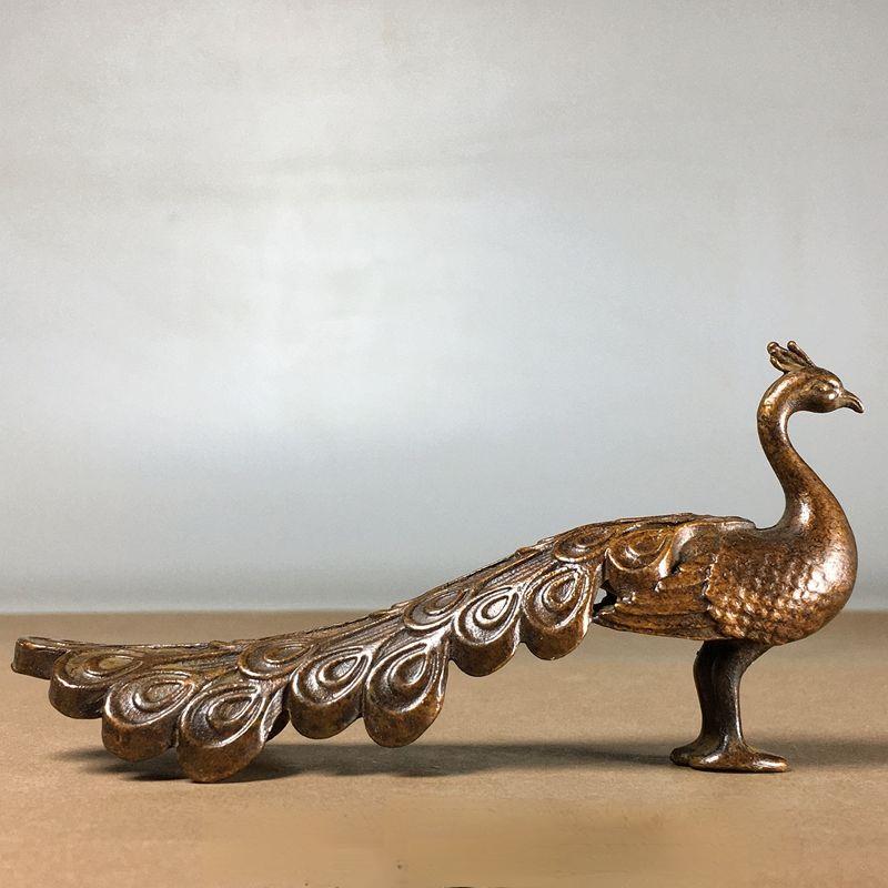 銅器 孔雀尊 リビング 玄関 博古架 装飾品 現代工芸品 置物 銅器 孔雀尊 リビング 玄関 博古架 装飾品 現代工芸品 置物 Amazon.co