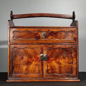 Chinese handmade rosewood cabinet/storage box ornaments, desktop home decoration, collection, and use