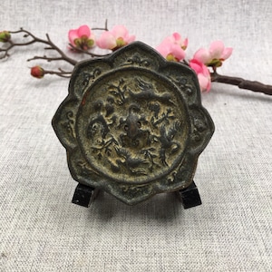 Chinesische Antiquitäten Handgemachter Bronze Spiegel ，Sammelwürdig