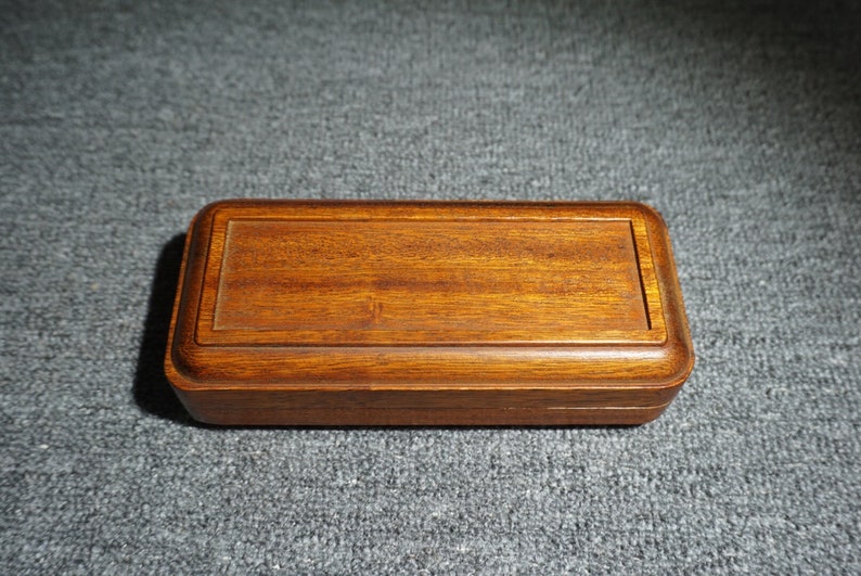 Handcarved rosewood Glasses case, exquisite and unique, gift, can be used zdjęcie 7