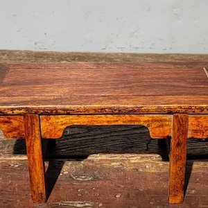 Table d'offrandes en séquoia,table kang,table basse,piètement décoratif,sculpté à la main,décoration de boîte en bois,déco pour la maison,à collectionner et à utiliser