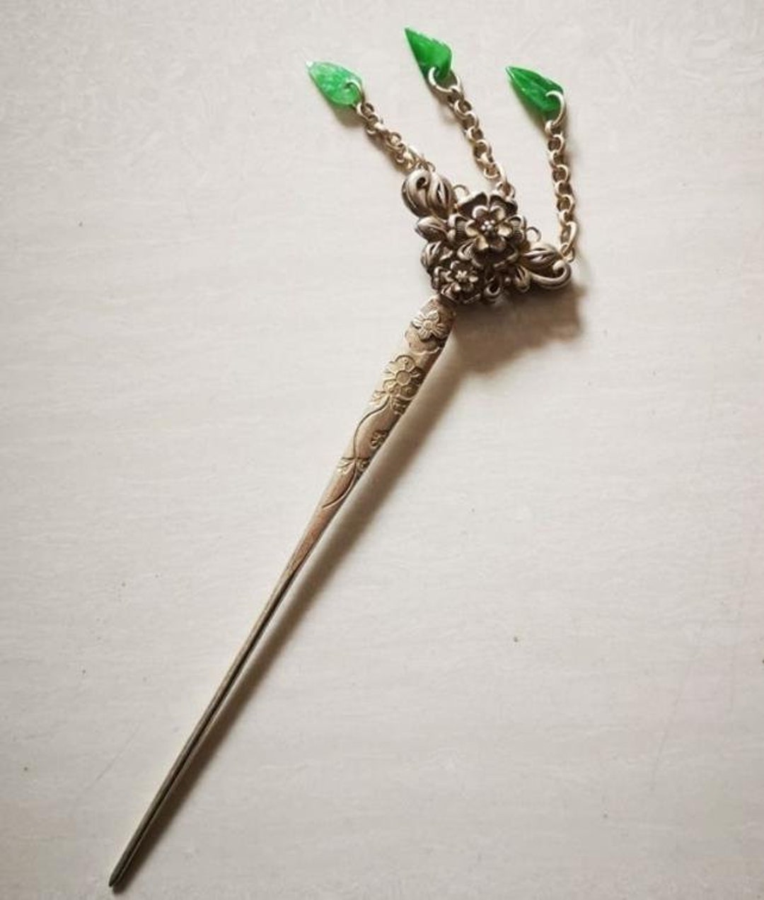 Veer Handmade Silver Hairpin main image 1