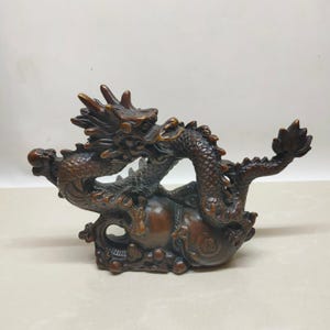 Handmade Bronze dragon Decorative decorations, Rare Shape,Desktop decoration