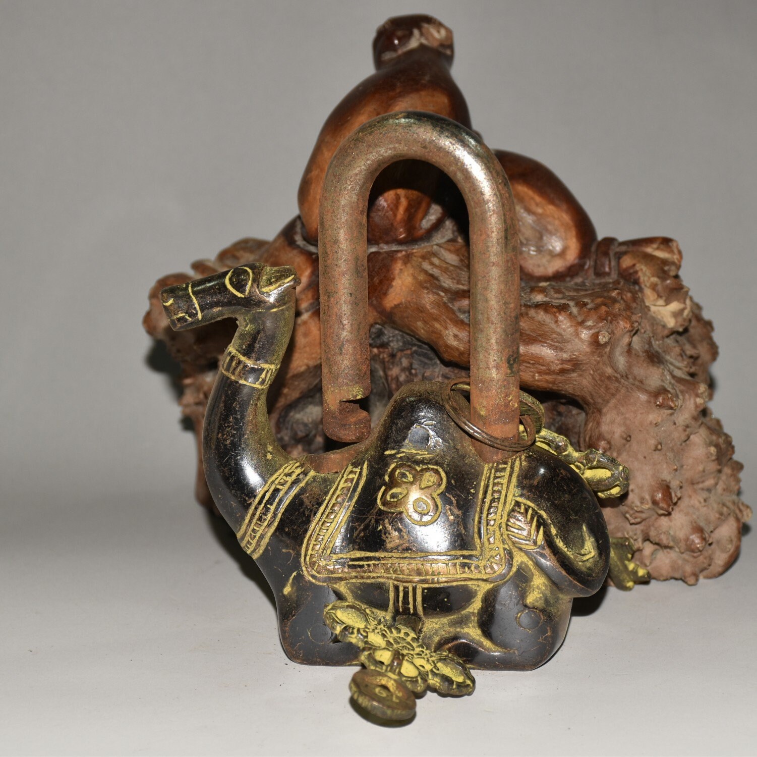 Handmade Lock Handmade Pure Copper Camel Lock Ornaments, Irregular Locks, Door Locks ...