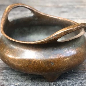 Collectibles Chinese Copper  incense burner ornaments ，Exquisite Rare ，Handmade，Worth collecting and using