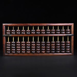 Chinese collection rosewood abacus, furniture decoration, tabletop ornaments, office supplies, can be used