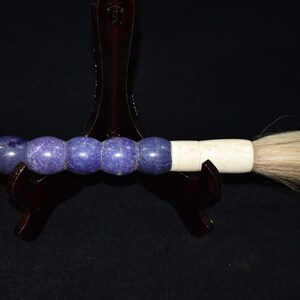 Collect old inlaid lapis lazuli brush ornaments, stationery, office supplies, with unique shapes that can be used