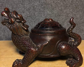 麒麟の香炉 装飾品 現代工芸品 美術品 置物 中国のコレクション