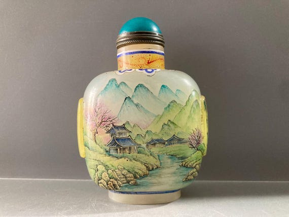 アンティーク中国骨董嗅ぎタバコ瓶