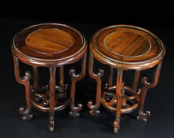 Chinese collection of rosewood round bases/flower racks/flower tables/decorative bases,furniture decorations,tabletop ornaments,can be used