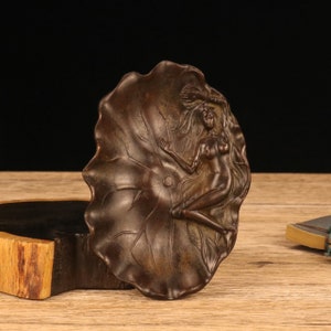 China collects exquisite handcrafted copper beauty pen washes，unique designs/stationery， can be used