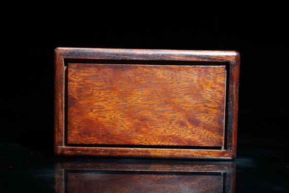 Chinese collection handmade rosewood jewelry box … - image 9