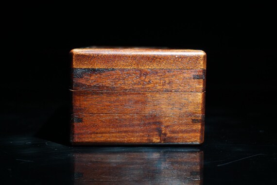 Chinese collection handmade rosewood jewelry box … - image 4