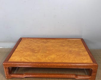 Ornamenti da tavolo/vassoio da tè in palissandro intagliato a mano, decorazione per la casa, design squisito, stile raro, da collezione e da utilizzare