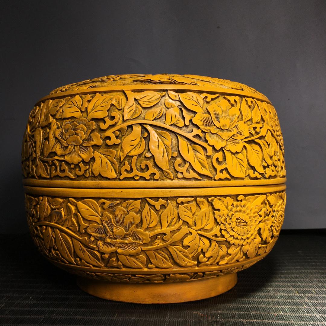 漆器 文箱 龍模様 手彫りの漆器龍模様の密封箱/収納箱、絶妙な職人技、家具の装飾、収集