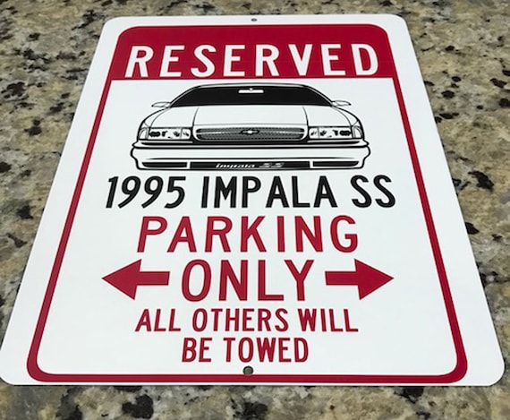 1995 95 CHEVY CAPRICE CLASSIC Parking Sign