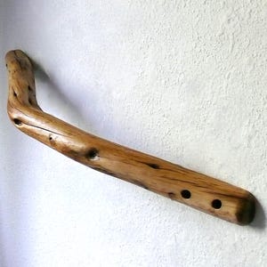 Natural Juniper Tree Branch Towel Bar for woodsy towel rack, rustic towel rod, log cabin decor, blanket rack, natural modern decor, unique