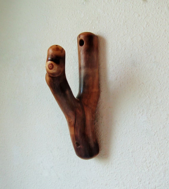 Natural Quaking Aspen Tree Branch Wall Hook For Coat Hook Etsy