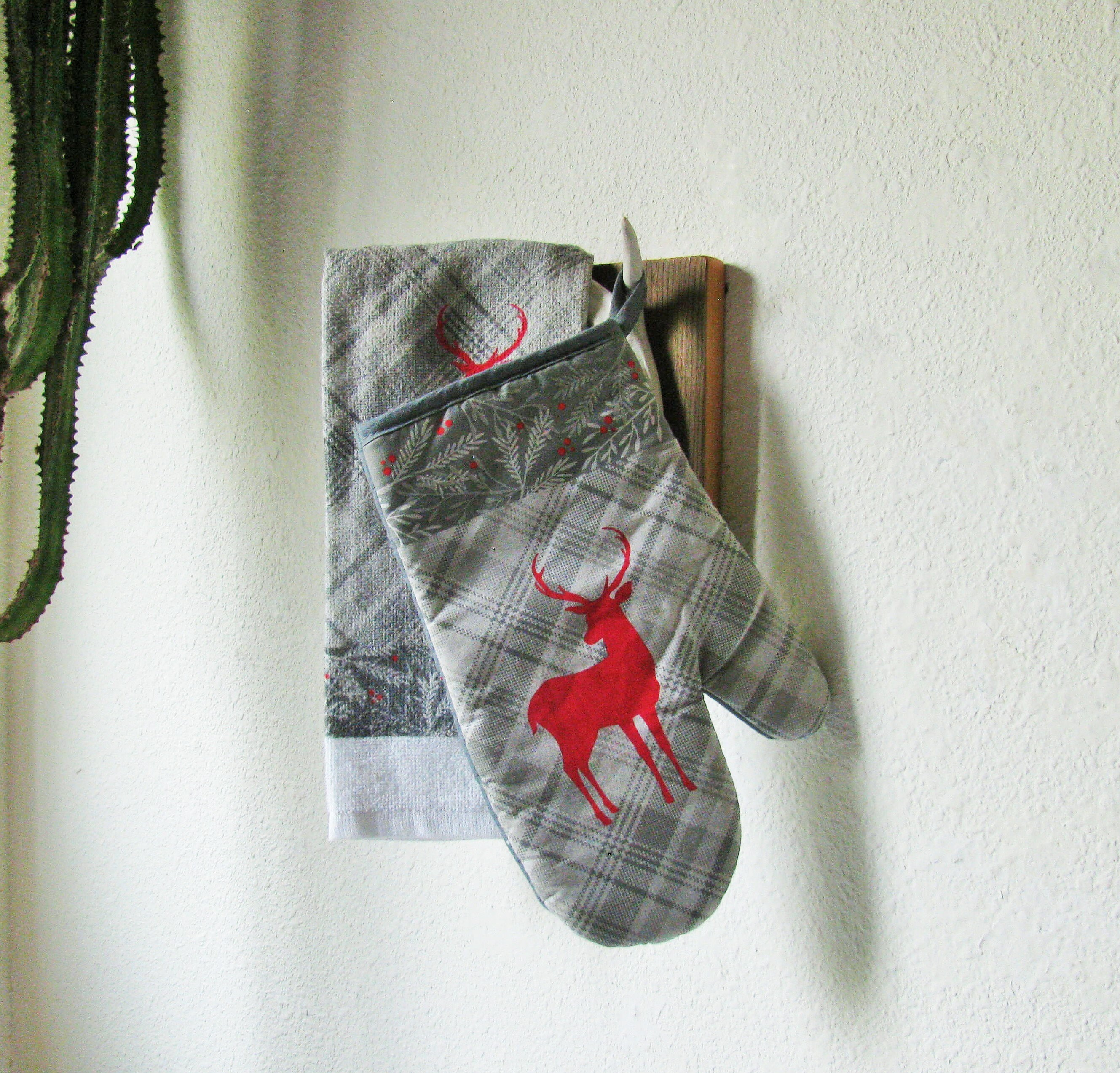 Natur Weißschwanz Hirsch Geweih Wandhaken mit Scheunenholz für | Etsy