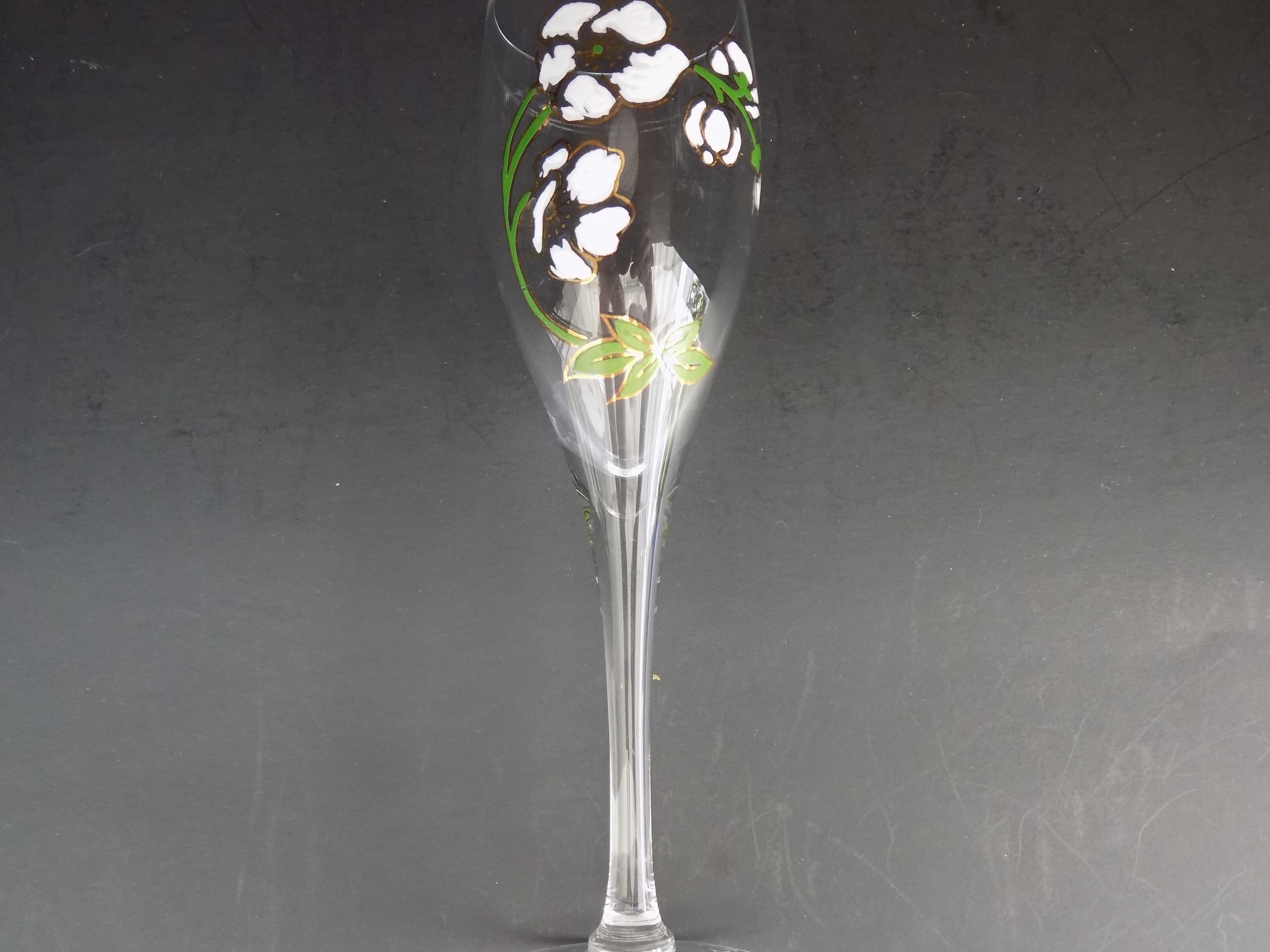 Vintage Perrier Jouet Hand Painted Set of 8 - Etsy