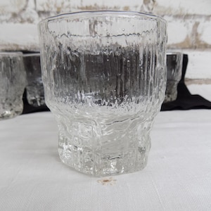 Finnish Nuutajärvi SAANA ice bead thick glass - Shop sopozakka Cups - Pinkoi