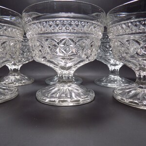 Wexford by Anchor Hocking Champagne Cup, Anchor Hocking Tall Sherbet Cup, Clear Glass Champagne/Tall Sherbet Cup,Anchor Hocking Criss Cross