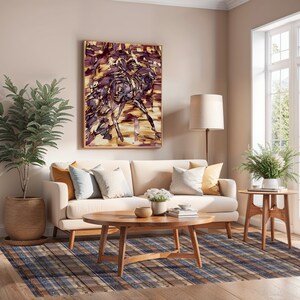 Bits and Reins Hunter Jumper  Dressage Area Rug - Show Stall Mat - Tack Room Rug - Horse Lovers Gift - Practice your Test Dressage Rug