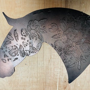 Wood lusitano Baroque Draft Horse Custom Design Cutout - Wooden Craft Supplies & Shapes - Laser Cut Horse Head Shape BLANK DIY