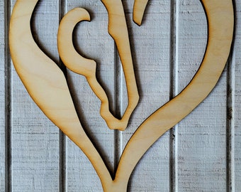 Tête De Cheval En Bois De Taille Moyenne