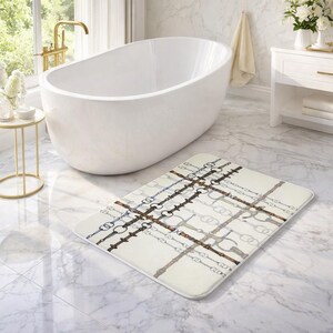 Snaffle Bit  Memory Foam Bath Mat