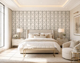 Ivoortrens Behang Luxe Paardensport Home Decor Boerderij Muur Accent Behang Neutraal Decor