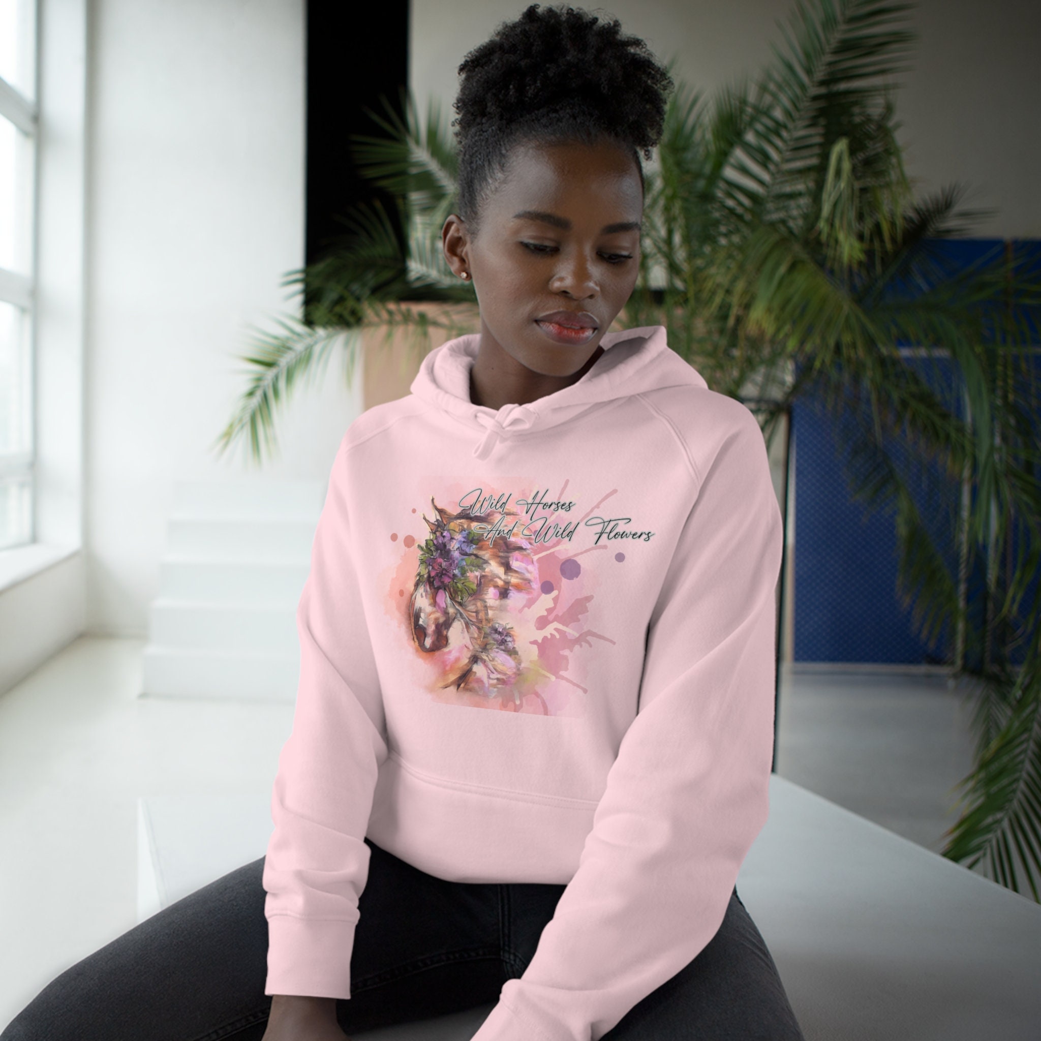 [ROMANTIC CROWN]★RECENT LOGO FLOWER HOODIE Romantic Flower Crown Unisex Supply Hoodie - Etsy