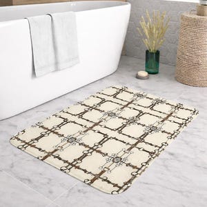 Snaffle Bit  Memory Foam Bath Mat