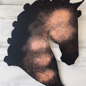 Wood Custom Design Cutout - Blank Or Painted/Patterned  DIY Wooden Craft Supplies & Shapes - Laser Cut Horse Head Shape BLANK