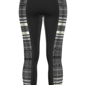 Dressage Snaffle Bit Plaid FAUX full seat equestrian fashion. Horse Lovers Gift. Horse Trainer Gift.