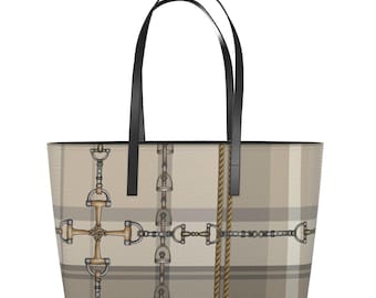 Equestrian Authentic Nappa Leather Kenway Evening Bag Elegant Chaos Bit Leather Bag. Original Art Work