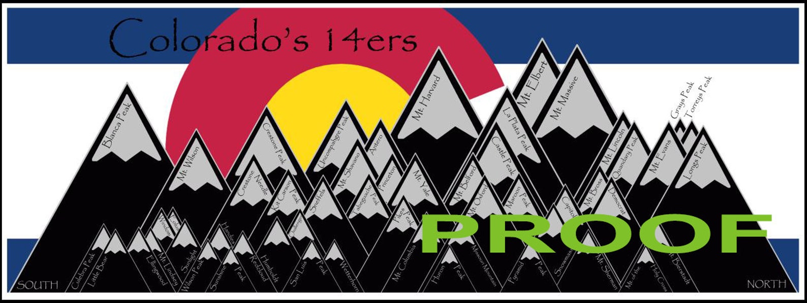 Colorado 14ers - Etsy