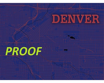Denver Streets Map
