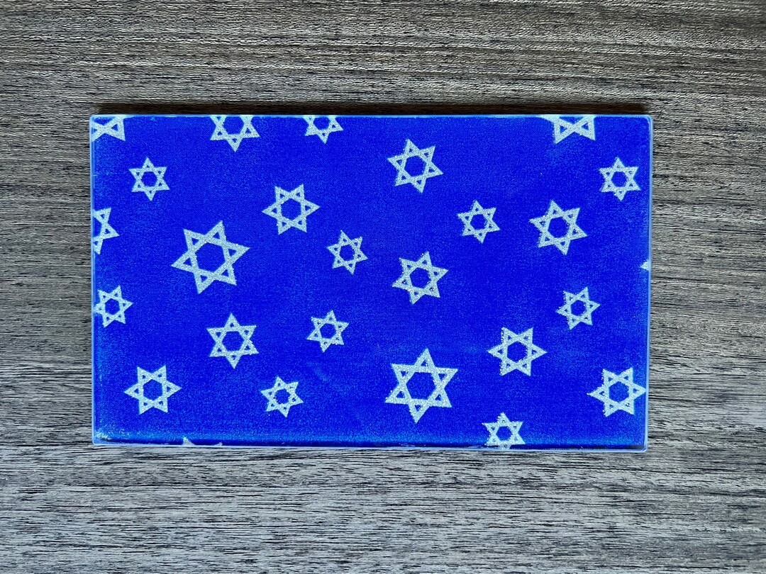 Judaica Candle Wax Drip Tray Serving Platter & Cutting Etsy