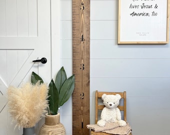 Height Chart for Kids - Ruler Growth Chart - Growth Chart for Kids - Wooden Growth Chart - Height Chart Ruler