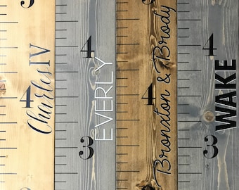 Growth Chart Ruler, Growth Chart, Wood Growth Chart