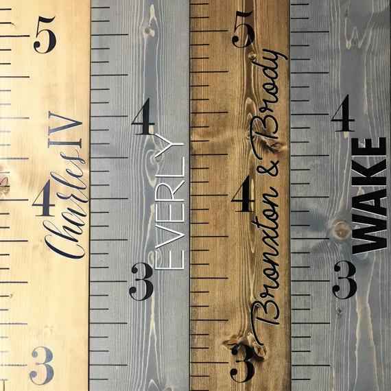 Etsy Ruler Height Chart