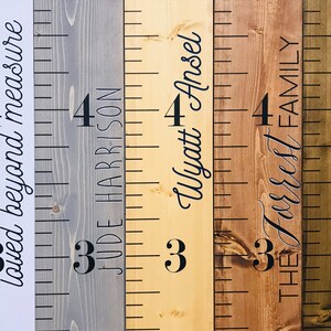 Growth Chart Measuring Stick for Kid, Height Chart Ruler image 3